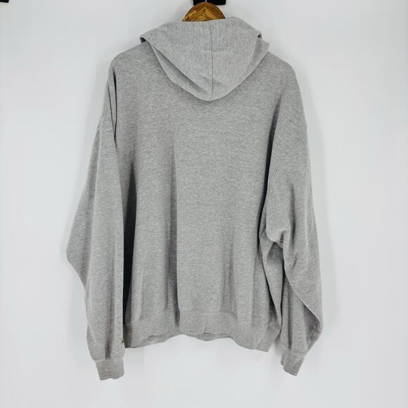 Vintage Nike Center Swoosh Hoodie XXL 2XL Marshall Thundering Herd Gray - Picture 4 of 6